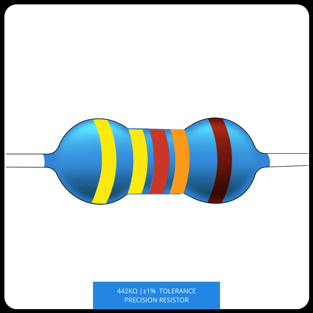 Metal Film Precision Resistor 1% Tolerance, 1/4 Watt, 120K to 820K Ohms