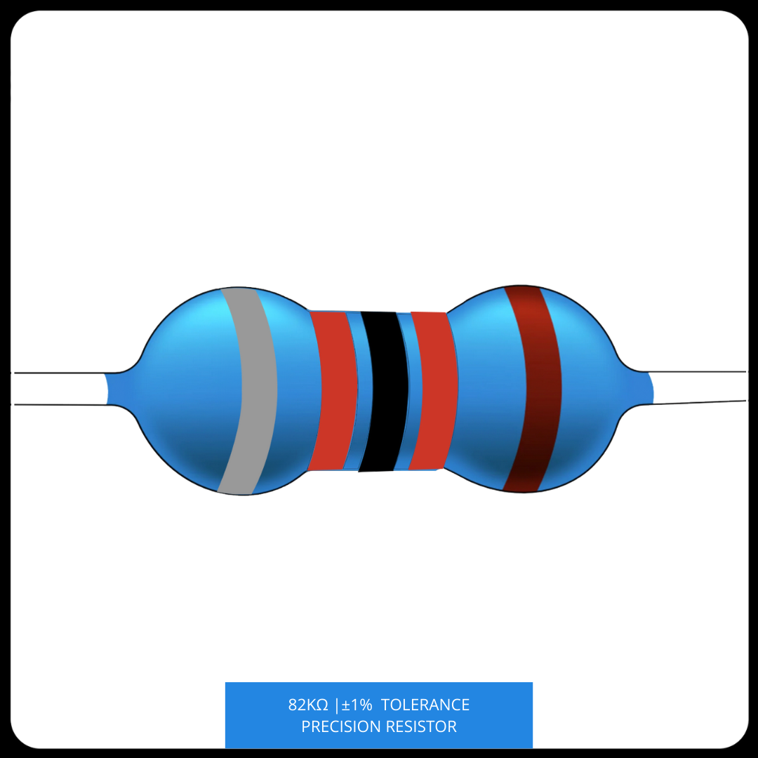 Metal Film Precision Resistor 1% Tolerance, 1/4 Watt, 12K to 100K Ohms