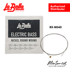 La Bella RX Nickel Single | Roundwound Replacement Bass String | .030 - .130 Gauges