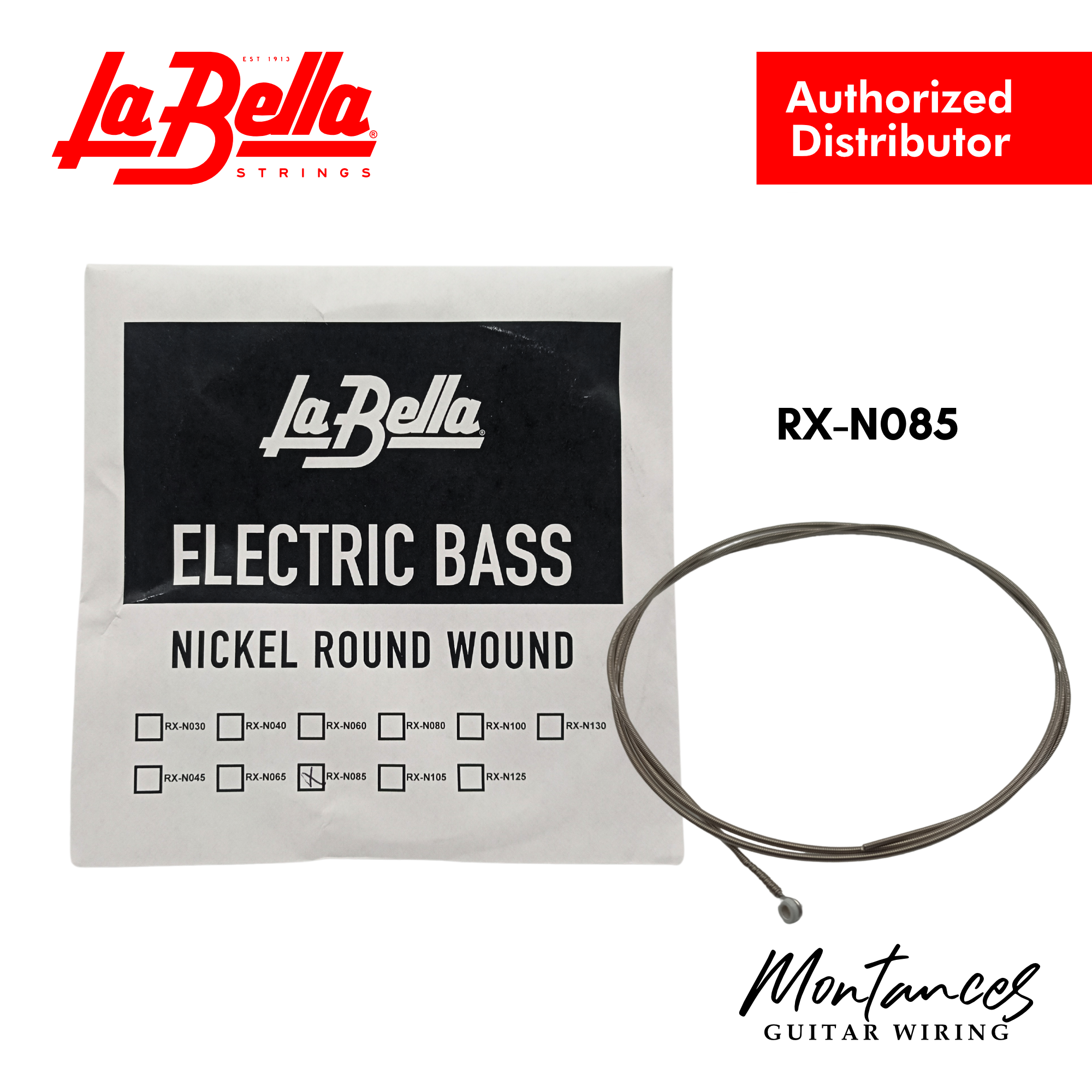 La Bella RX Nickel Bass Guitar Single Strings