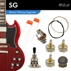 SG Style Guitar Wiring Kit (Metric Size)