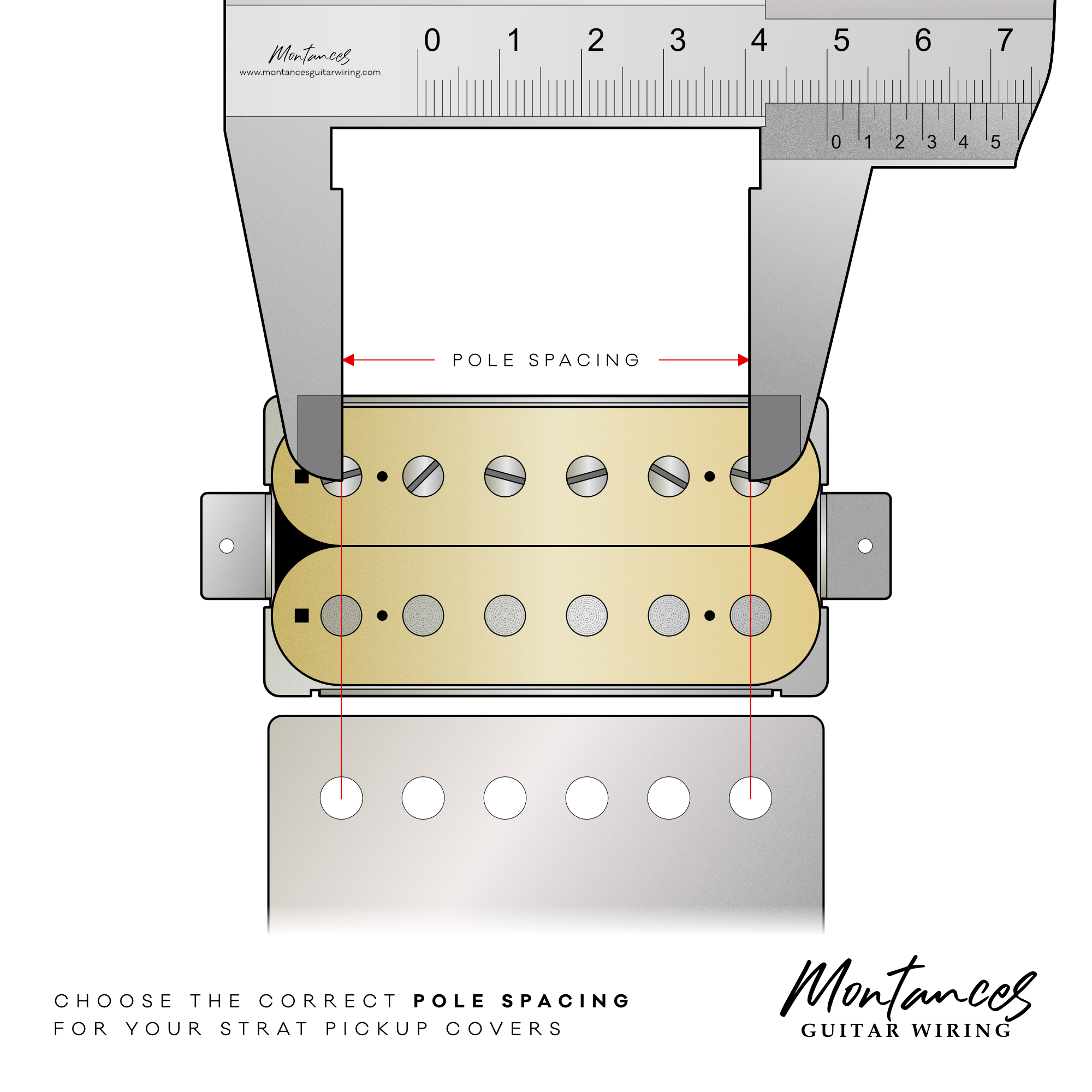 P.A.F. Nickel Silver Humbucker Pickup Cover 49.2mm (Made in Korea)