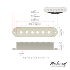 Stratocaster Single-Coil Pickup Cover (52mm Spacing)