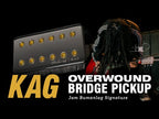 Montances KAG OVERWOUND Humbucker Pickup | Alnico 8 | Bridge | Fat Aggressive Clarity