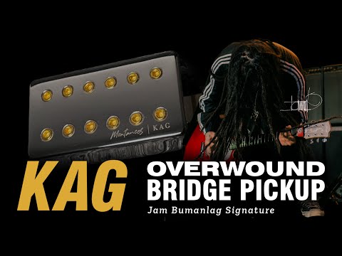 Montances KAG OVERWOUND Humbucker Pickup | Alnico 8 | Bridge | Fat Aggressive Clarity