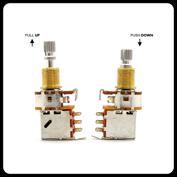 Bourns® Push Pull Potentiometers ⅜” & ¾" Shaft US specs