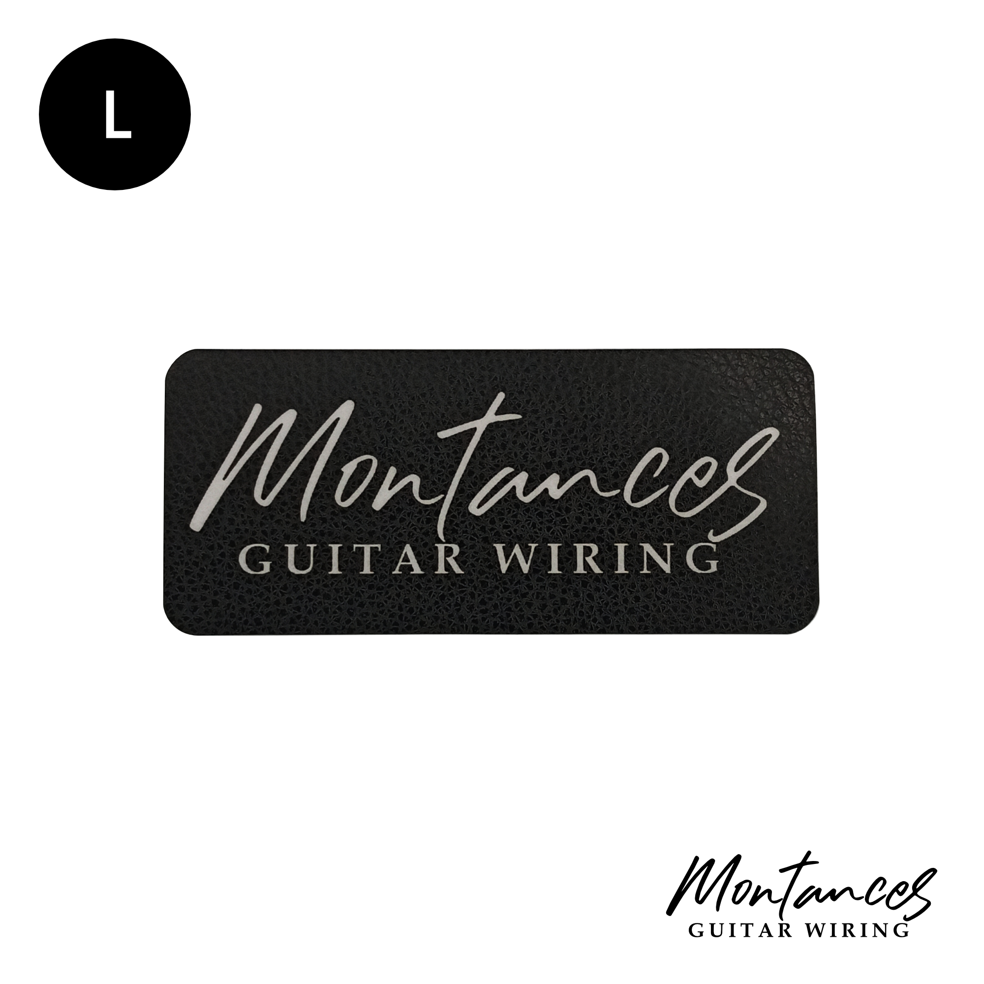 Montances Guitar Wiring Logo Sticker