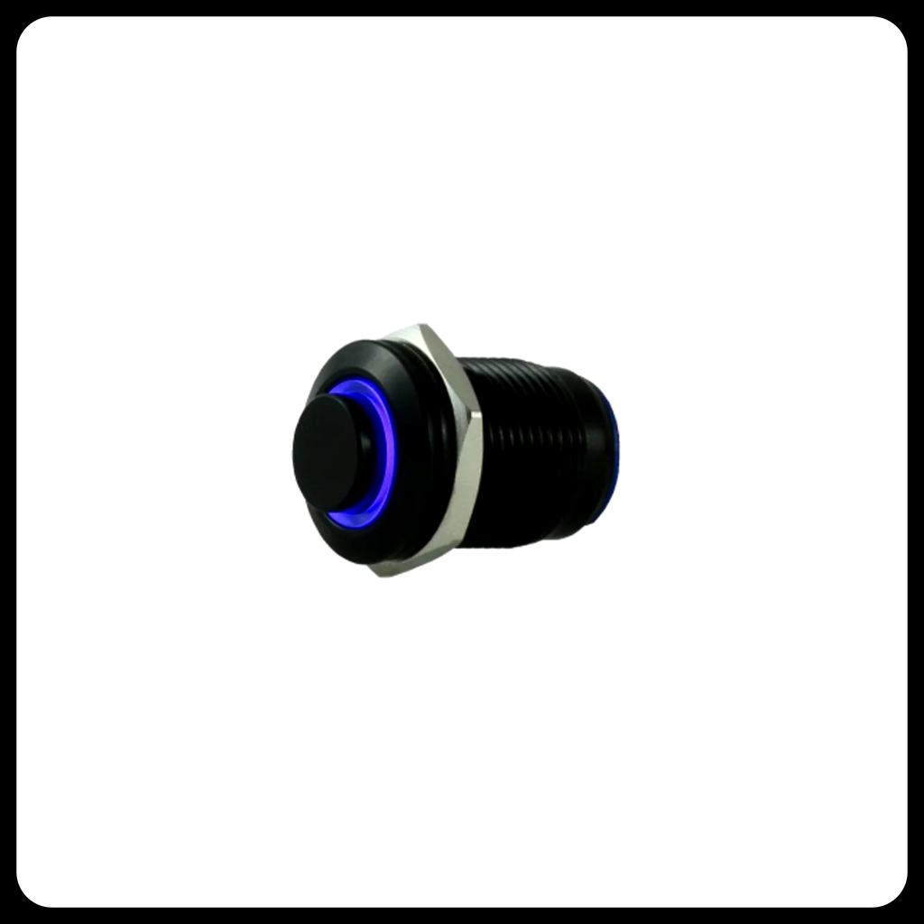 Tesi POCO 12MM LED Momentary Push Button Guitar Kill Switch Purple/Blue Tesi POCO 12MM LED Momentary Push Button Guitar Kill Switch Purple/Blue