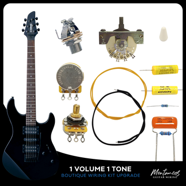 1 Volume 1 Tone Guitar Wiring Kit (Boutique Set)