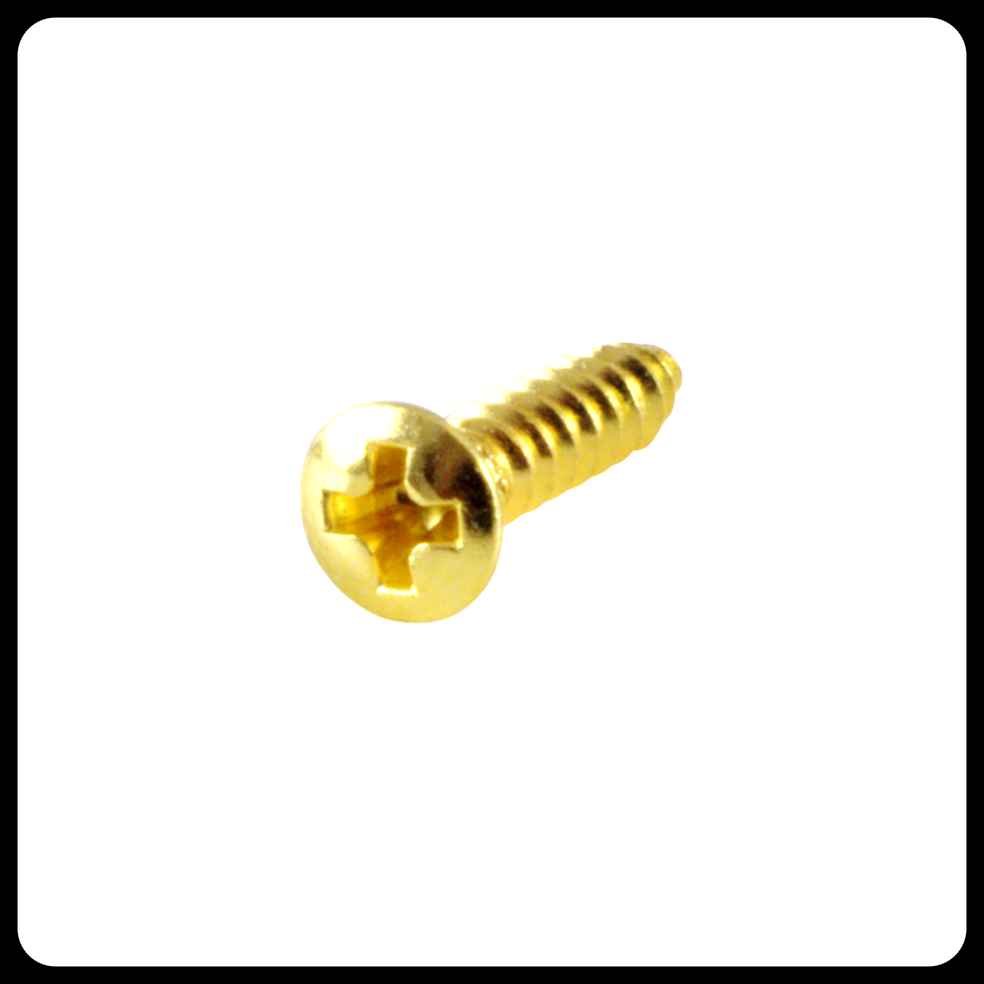 Screws for Pickguard and Control Plates, Phillips (20pcs)