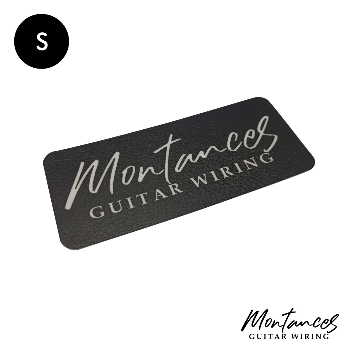 Montances Guitar Wiring Logo Sticker