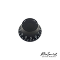 Top Hat Knob, Gibson Style See-Through, Metric, 18 Splines, Sold Per Piece