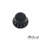 Top Hat Knob, Gibson Style See-Through, Metric, 18 Splines, Sold Per Piece