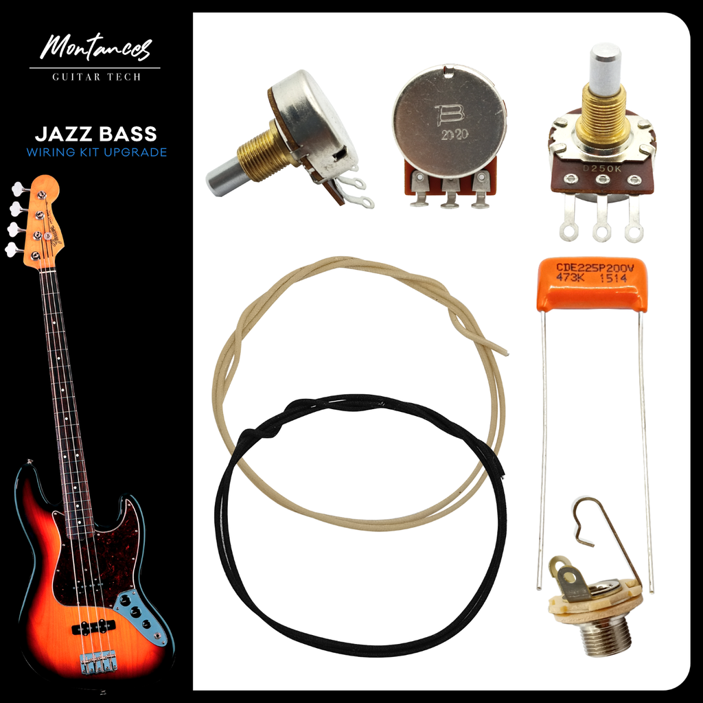 Jazz Bass Wiring Kit | Montances Guitar Wiring