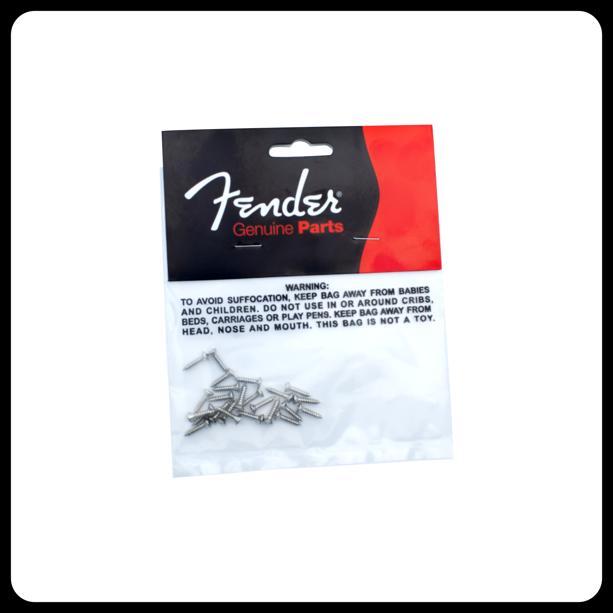 Fender® Screws for pickguards (24pcs)