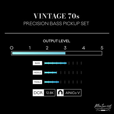 Montances Precision Bass Vintage 70's Pickups (5-Strings)