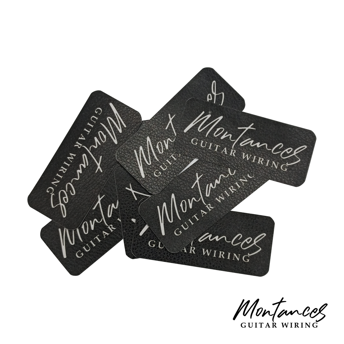 Montances Guitar Wiring Logo Sticker