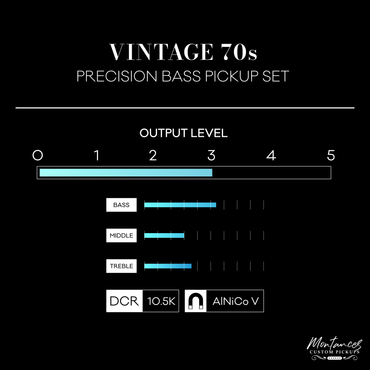 Montances Precision Bass Vintage 70's Pickups