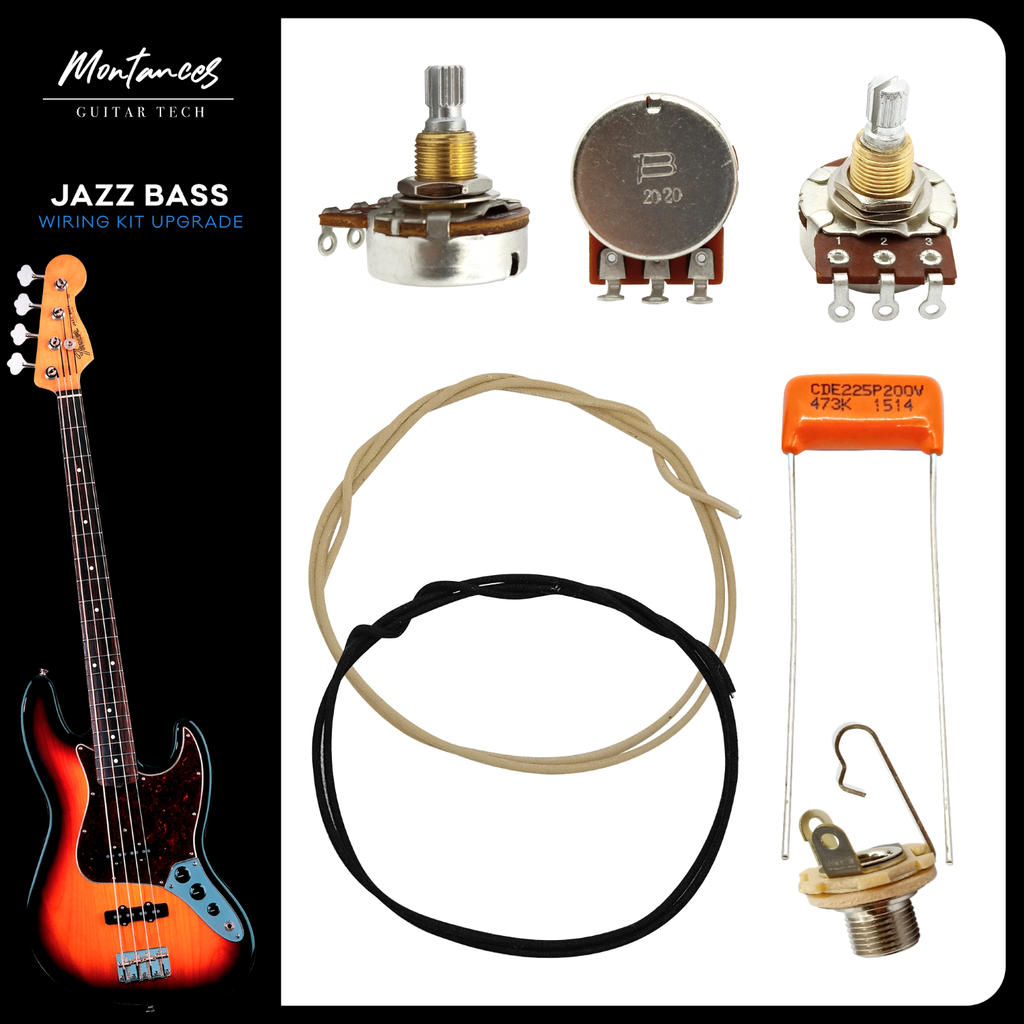 Jazz Bass Wiring Kit | Montances Guitar Wiring