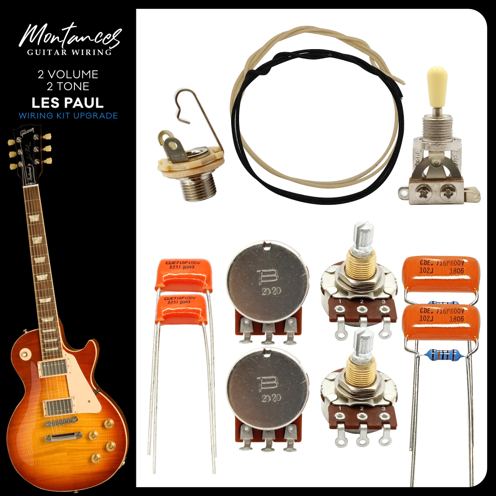 Les Paul Guitar Wiring Kit (US Size)