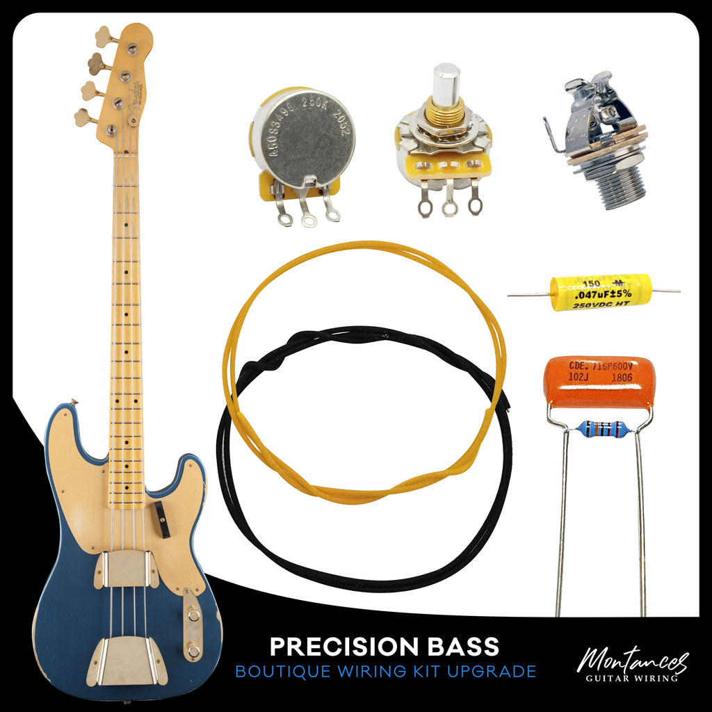 Precision Bass Wiring Kit Boutique Set – Montances Guitar Wiring