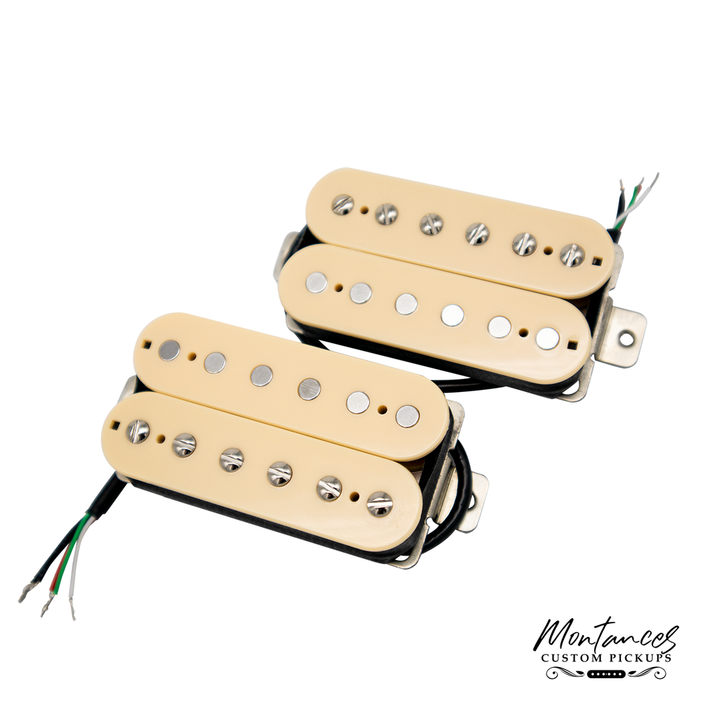 Montances Jazz Rock Humbucker Pickup | Alnico V | Full Set | High-Output Fluid Sustain