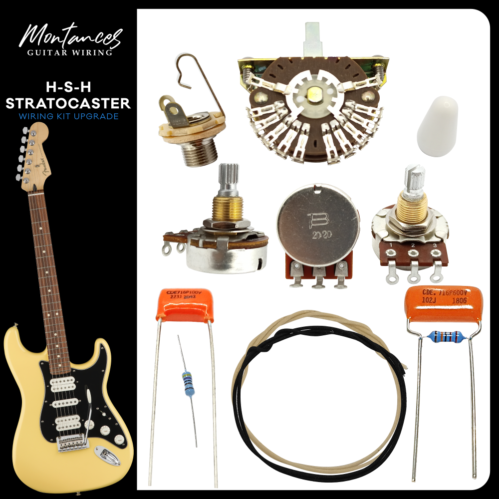 Strat Guitar Wiring Kit HSH Montances Guitar Wiring