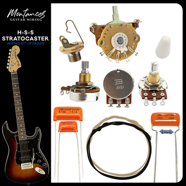 Strat Guitar Wiring Kit HSS US Parts