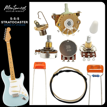 Strat Guitar Wiring Kit SSS US parts