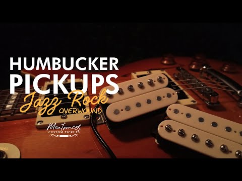 Montances Jazz Rock Humbucker Pickup | Alnico V | Full Set | High-Output Fluid Sustain