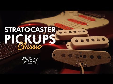Montances Classic Strat SSS Pickup | Alnico V | Calibrated Set | Crystalline Bell Tone